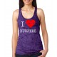 I Love/Hate Burpees Burnout Tank Top