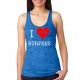 I Love/Hate Burpees Burnout Tank Top
