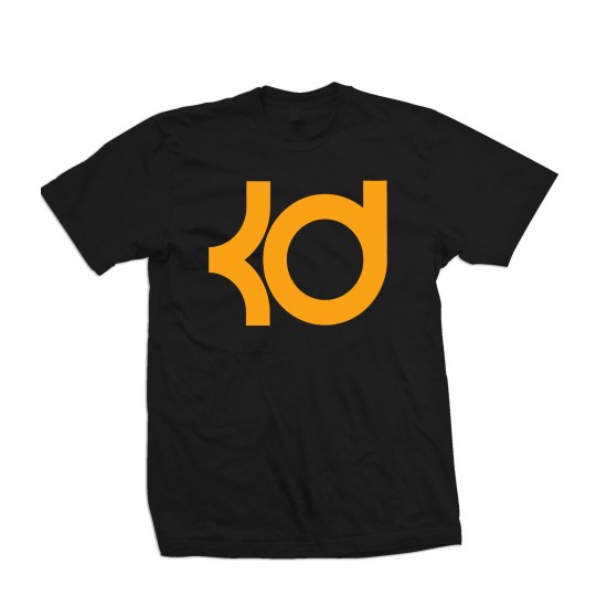KD Kevin Durant T Shirt Orange Print