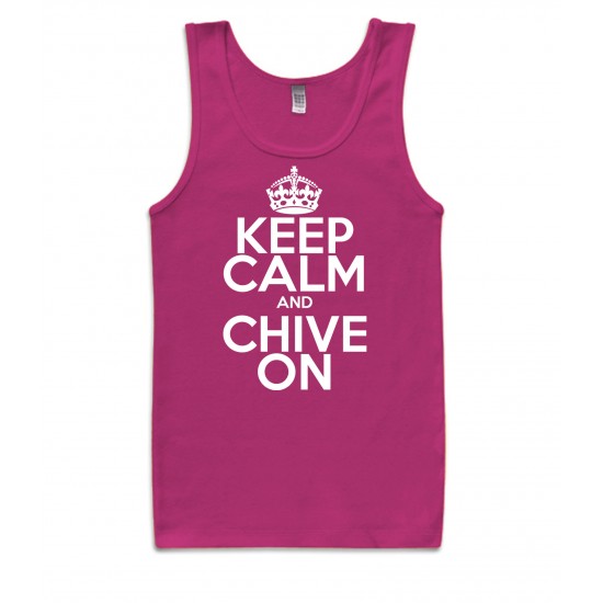 Keep Calm and Chive On Tank Top