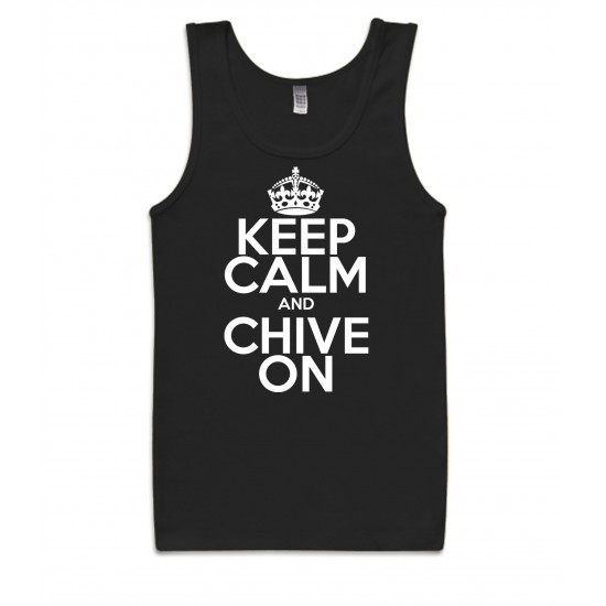 Keep Calm and Chive On Tank Top