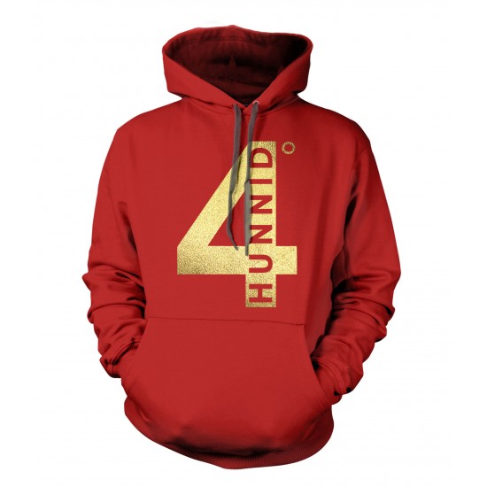 4 Hunnid Gold Foil Youth Hoodie