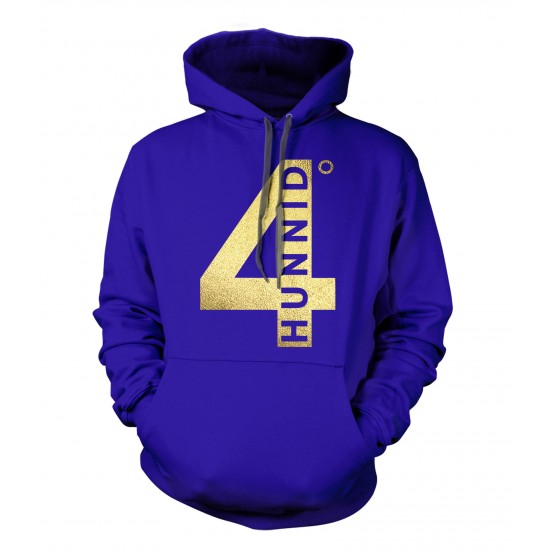 4 Hunnid Gold Foil Youth Hoodie