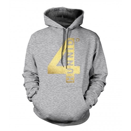 4 Hunnid Degreez Special Edition Gold Foil Hoodie