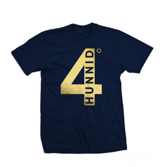 4 Hunnid Degreez Special Edition Gold Foil T Shirt