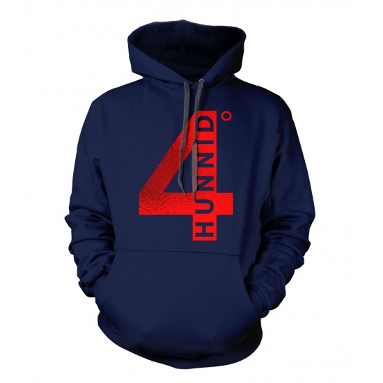 4 Hunnid Degreez Special Edition Red Foil Hoodie