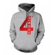 4 Hunnid Red Foil Youth Hoodie