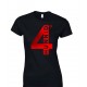 4 Hunnid Degreez Special Edition Red Foil Juniors T Shirt