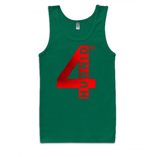 4 Hunnid Degreez Special Edition Red Foil Tank Top