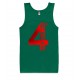 4 Hunnid Degreez Special Edition Red Foil Tank Top