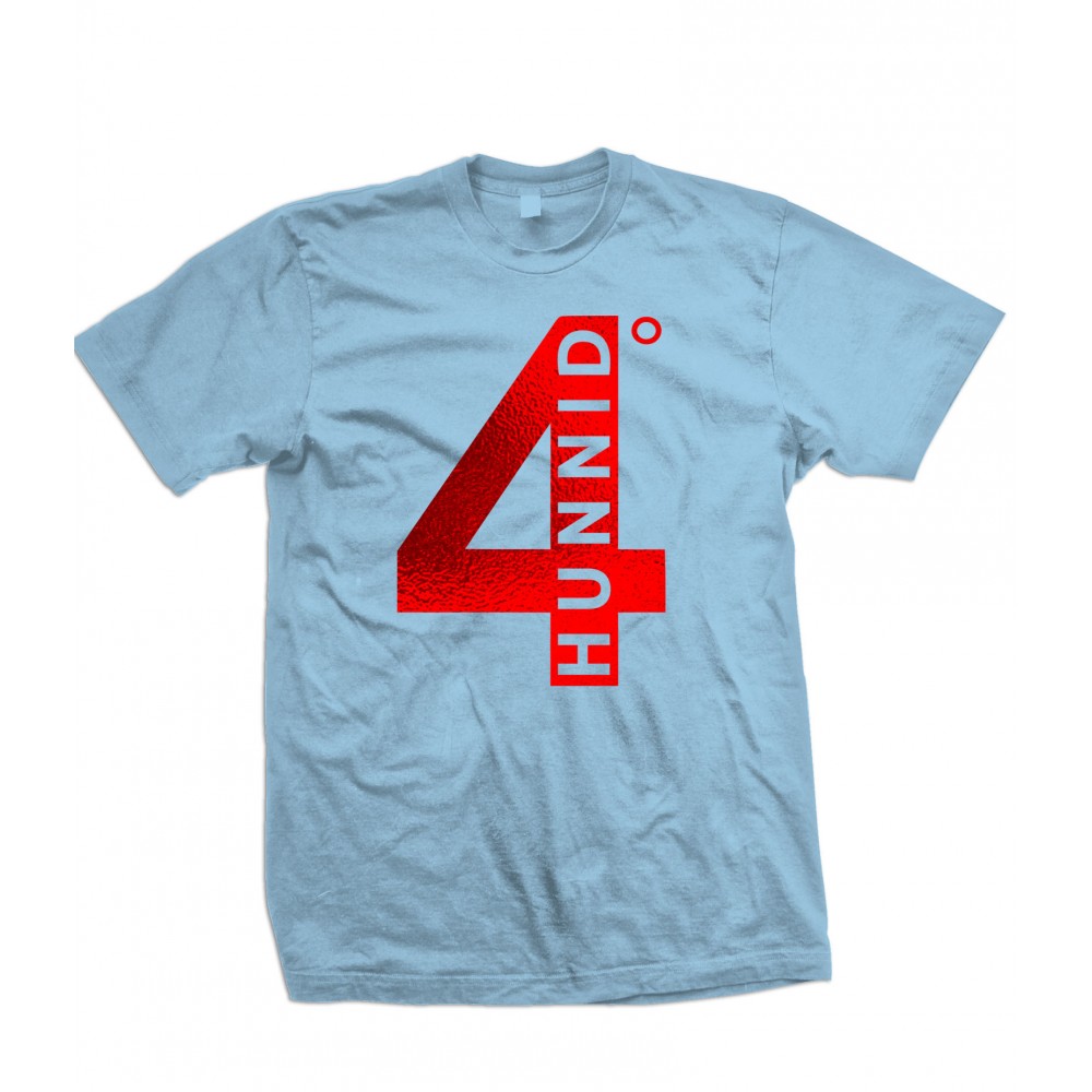 4 Hunnid Degreez Special Edition Red Foil T Shirt - ZC5 Explicit Clothing™