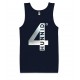 4 Hunnid Degreez Special Edition Silver Foil Tank Top
