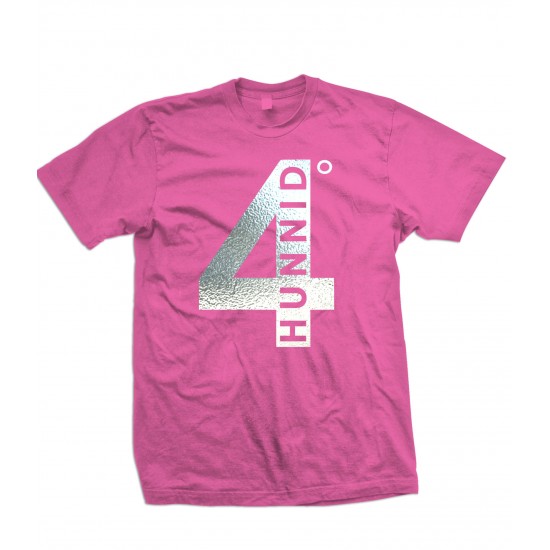 4 Hunnid Degreez Special Edition Silver Foil T Shirt