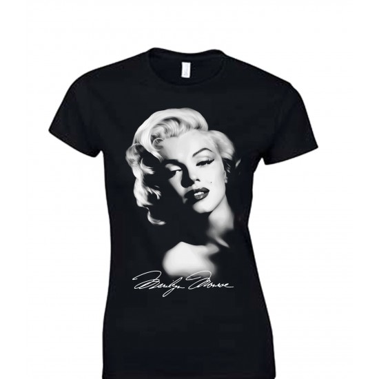 Marilyn Monroe Signature Juniors T Shirt