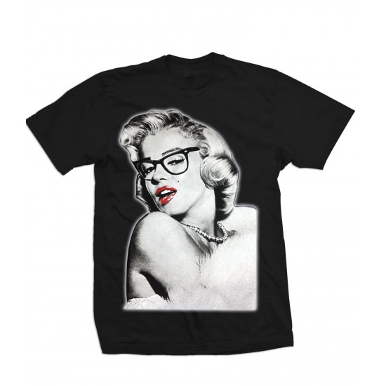 Nerdy Marilyn Monroe T Shirt 