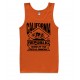 California Land of the Rich & Famous Tank Top Black Print