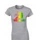 Lion Of Judah Rastafari 3 Tone Juniors T Shirt