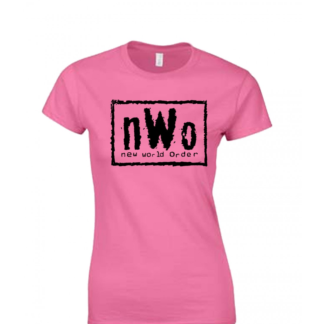 nWo Logo Juniors T Shirt Black Print - ZF2-GD007 Explicit Clothing™