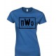 nWo Logo Juniors T Shirt  Black Print