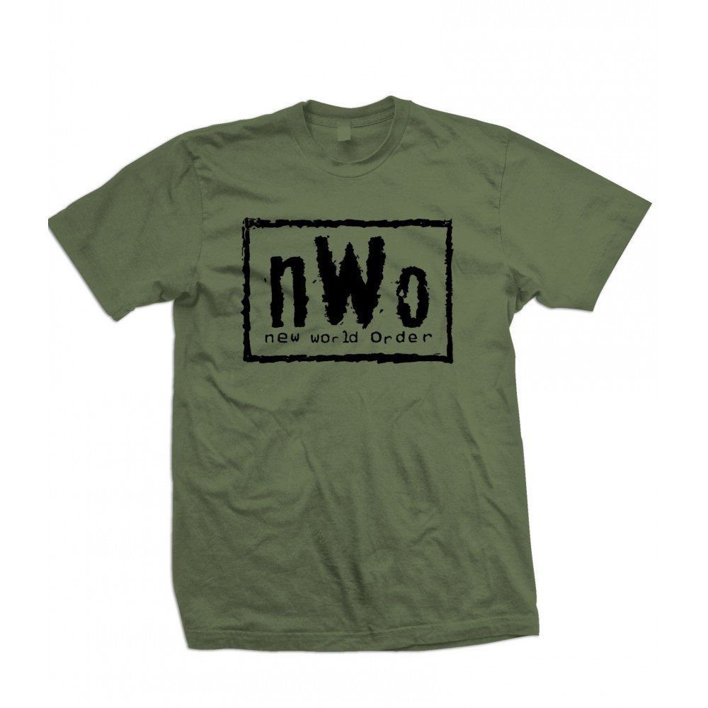 Nwo Logo T Shirt New World Order Black Print - Zf2 Explicit Clothing™