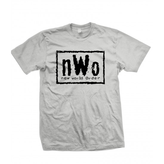 nWo Logo T Shirt New World Order Black Print - ZF2 Explicit Clothing™