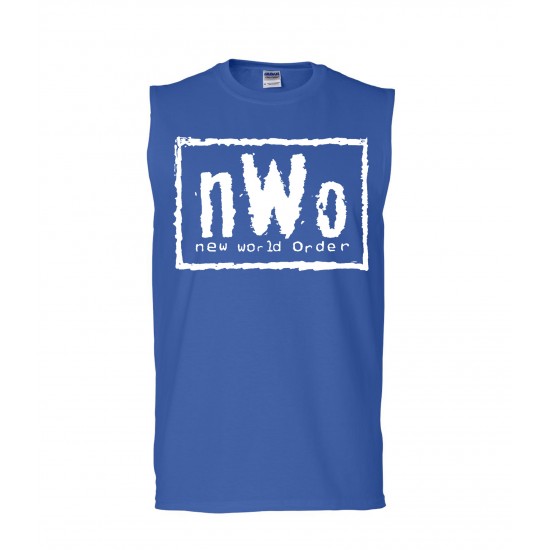 Adult New World Order Wrestling Black Mens Sleeveless T-Shirt 