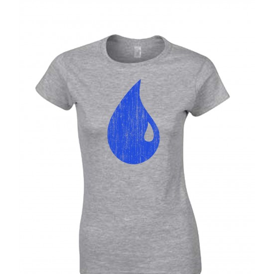 Magic The Gathering Blue Mana Water Drop Juniors T Shirt