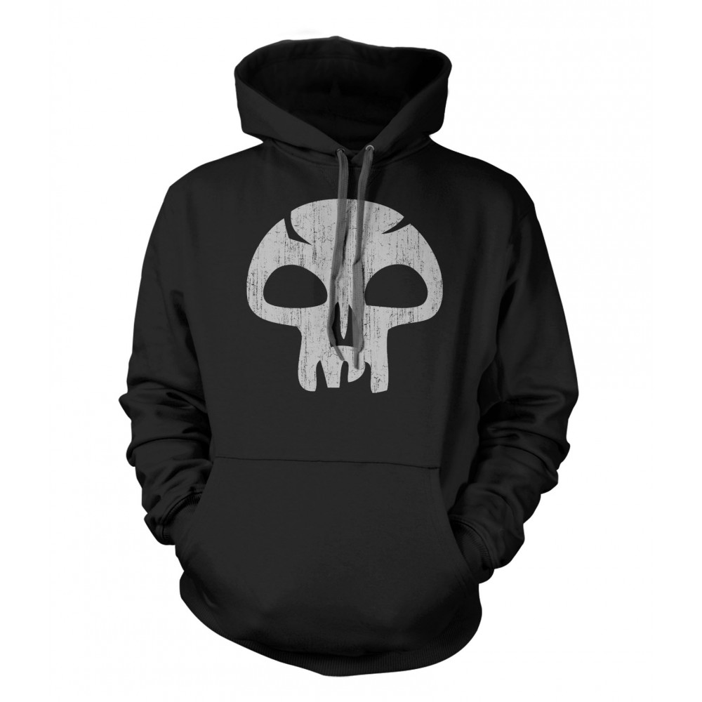 Magic The Gathering Black Mana Skull Hoodie - ZF8-GD354 Explicit Clothing™