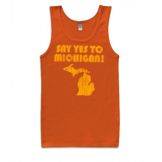 Say Yes To Michigan Tank Top  