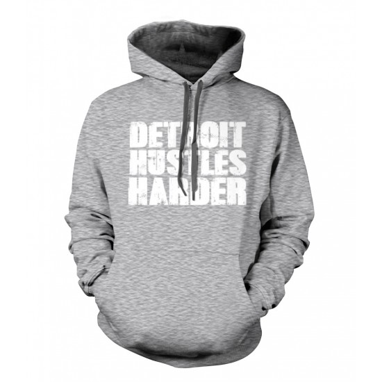 Detroit Hustles Harder Hoodie