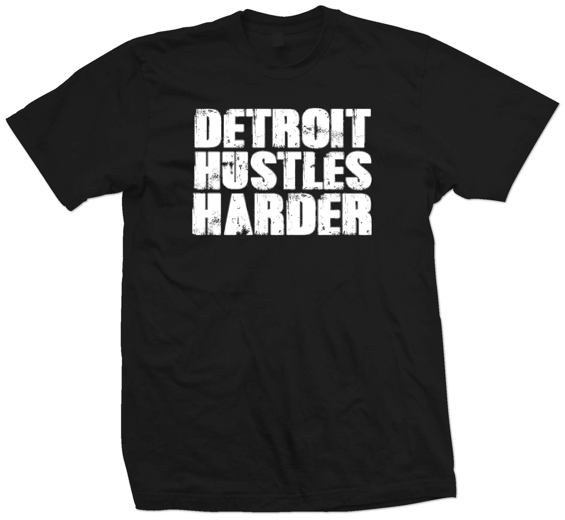 detroit hustles harder t shirt