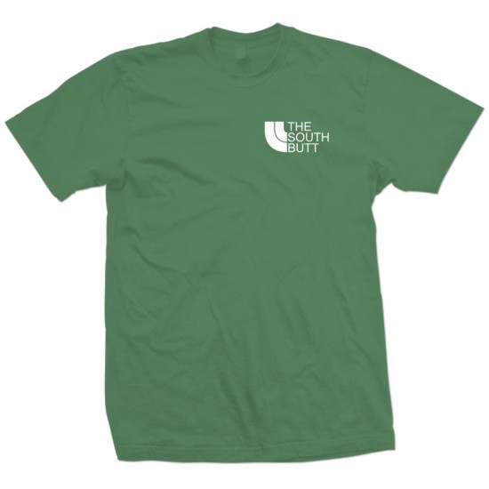 The South Butt Left Chest Print T Shirt
