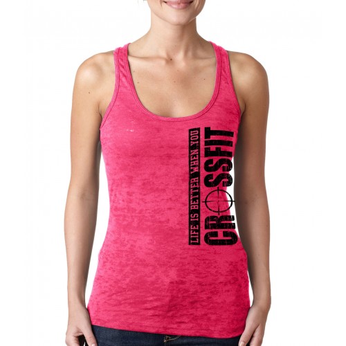 I Love/Hate Burpees Burnout Tank Top - ZA2-NL042 Explicit Clothing™