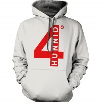 4hunnid hoodie red sale