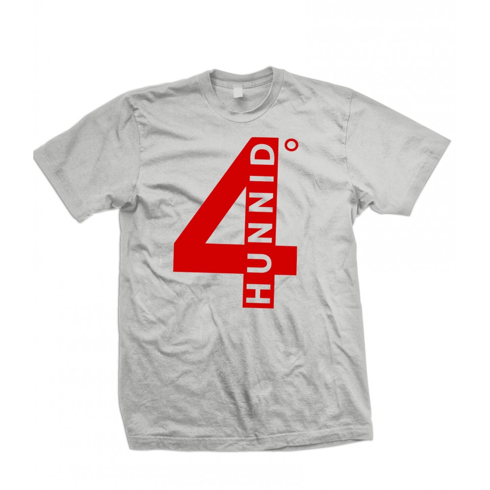 4 Hunnid Degreez T Shirt Red Print - ZP3 Explicit Clothing™