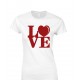 LOVE Block Text Juniors T Shirt