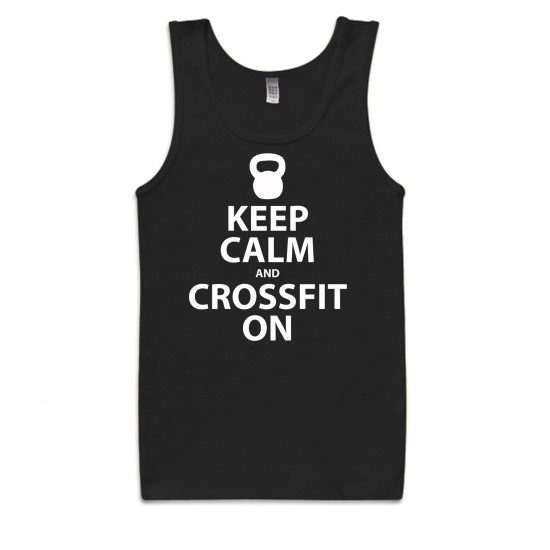Keep Calm and CrossFit On Tank Top 