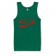Muscle Up Tank Top Red Print