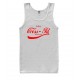 Muscle Up Tank Top Red Print