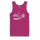 Muscle Up Tank Top White Print