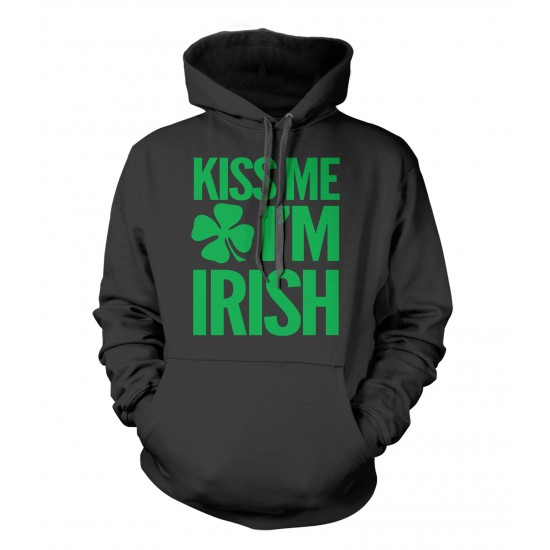 Kiss Me I'm Irish Ring Spun Hoodie