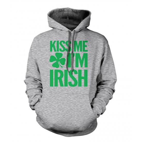 Kiss Me I'm Irish Ring Spun Hoodie