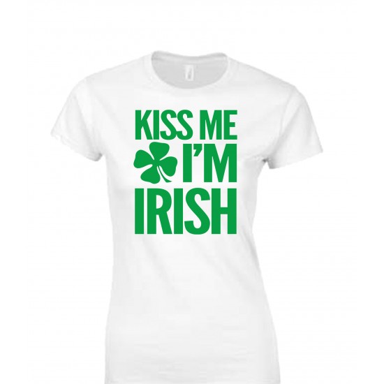 Kiss Me I'm Irish Juniors T Shirt