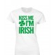 Kiss Me I'm Irish Juniors T Shirt